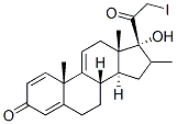 21-Iodo-16-methylpregna-1,4,9(11)-trien-17-ol-3,20-dione 구조식 이미지