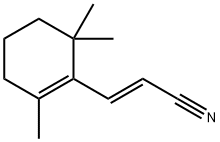 (E)-3-(2,6,6-Trimethyl-1-cyclohexen-1-yl)propenenitrile Structure