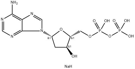 2''-DEOXYADENOSINE 5''-DIPHOSPHATE TRISODIUM SALT (DADP-NA3) Structure