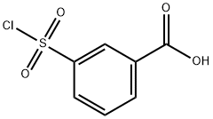 3-(Chlorosulfonyl)benzoic acid 구조식 이미지