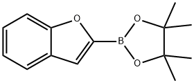 2-(BENZOFURAN-2-YL)-4,4,5,5-TETRAMETHYL-1,3,2-DIOXABOROLANE Structure