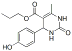 5-Pyrimidinecarboxylicacid,1,2,3,4-tetrahydro-4-(4-hydroxyphenyl)-6-methyl-2-oxo-,propylester(9CI) 구조식 이미지