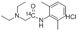 LIDOCAINE HYDROCHLORIDE, [CARBONYL-14C] Structure