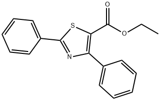 에틸2,4-디페닐-1,3-티아졸-5-카르복실레이트 구조식 이미지
