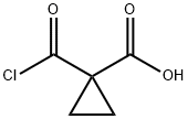 시클로프로판카르복실산,1-(클로로카르보닐)-(9CI) 구조식 이미지