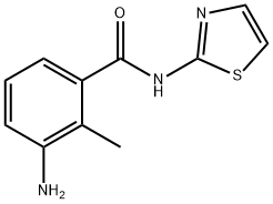 3-amino-2-methyl-N-1,3-thiazol-2-ylbenzamide Structure