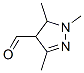 1H-Pyrazole-4-carboxaldehyde, 4,5-dihydro-1,3,5-trimethyl- (9CI) Structure