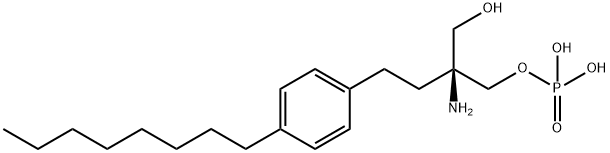 (S) FTY720 PHOSPHATE Structure