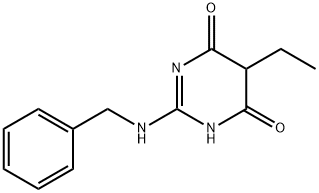 2-(Benzylamino)-5-ethylpyrimidine-4,6(1H,5H)-dione 구조식 이미지