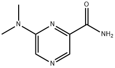 6-(Dimethylamino)pyrazinecarboxamide Structure