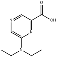 6-(Diethylamino)-2-pyrazinecarboxylic acid Structure