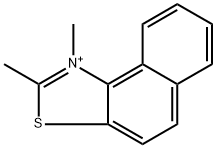1,2-디메틸나프토[1,2-d]티아졸-3-움 구조식 이미지