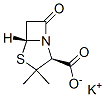 potassium (2S-cis)-3,3-dimethyl-7-oxo-4-thia-1-azabicyclo[3.2.0]heptane-2-carboxylate 구조식 이미지