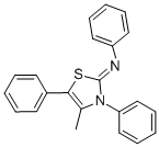 (4-METHYL-3,5-DIPHENYL-3H-THIAZOL-2-YLIDENE)-PHENYL-AMINE Structure