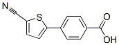 4-(5-Cyanothiophen-2-yl)benzoic acid Structure