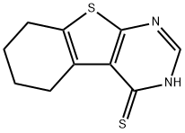 5,6,7,8-TETRAHYDRO[1]BENZOTHIENO[2,3-D]PYRIMIDINE-4(3H)-THIONE 구조식 이미지