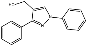 (1,3-디페닐-1H-피라졸-4-일)-메탄올 구조식 이미지