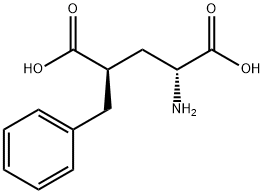 (4R)-4-벤질-D-글루타민산 구조식 이미지