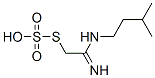 티오황산수소S-[2-이미노-2-[(3-메틸부틸)아미노]에틸]에스테르 구조식 이미지