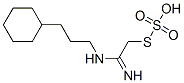 티오황산수소S-[2-[(3-시클로헥실프로필)아미노]-2-이미노에틸]에스테르 구조식 이미지