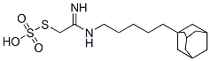 Thiosulfuric acid hydrogen S-[2-[5-(adamantan-1-yl)pentylamino]-2-iminoethyl] ester Structure