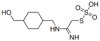 티오황산수소S-[2-[[[4-(히드록시메틸)시클로헥실]메틸]아미노]-2-이미노에틸]에스테르 구조식 이미지