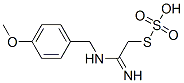 티오황산수소S-[2-이미노-2-[[(4-메톡시페닐)메틸]아미노]에틸]에스테르 구조식 이미지