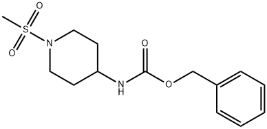 4-(Cbz-aMino)-1-(Methylsulfonyl)piperidine Structure