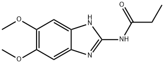 N-(5,6-Dimethoxy-1H-benzimidazol-2-yl)propionamide Structure