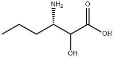 Hexanoic acid,3-amino-2-hydroxy-, (3S)- Structure