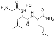 H-GLY-LEU-MET-NH2 HCL Structure