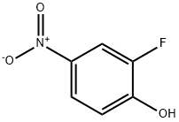 2-플루오로-4-니트로페놀 구조식 이미지