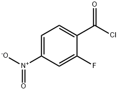 2-Fluoro-4-nitrobenzoyl chloride 구조식 이미지