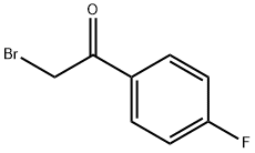 2-Bromo-4'-fluoroacetophenone 구조식 이미지