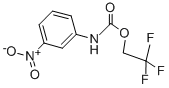 2,2,2-트리플루오로에틸3-니트로페닐카바메이트 구조식 이미지
