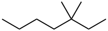 3,3-DIMETHYLHEPTANE Structure