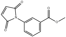 3-(2,5-DIOXO-2,5-DIHYDRO-PYRROL-1-YL)-벤조산메틸에스테르 구조식 이미지