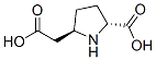 2-Pyrrolidineaceticacid,5-carboxy-,(2R,5R)-(9CI) Structure