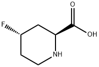 2-Piperidinecarboxylicacid,4-fluoro-,(2S,4S)-(9CI) 구조식 이미지
