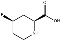 2-Piperidinecarboxylicacid,4-fluoro-,(2S,4R)-(9CI) 구조식 이미지