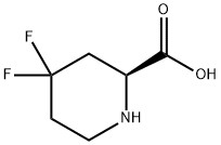 2-피페리딘카르복실산,4,4-디플루오로-,(2S)-(9CI) 구조식 이미지