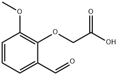 2-(2-FORMYL-6-METHOXYPHENOXY)ACETIC ACID Structure
