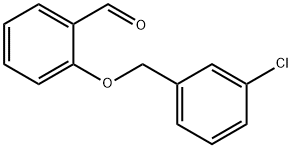 2-(3-CHLOROBENZYLOXY)BENZALDEHYDE 구조식 이미지