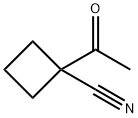 Cyclobutanecarbonitrile, 1-acetyl- (9CI) Structure