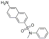 6-aMino-N-Methyl-N-phenylnaphthalene-2-sulfonaMide 구조식 이미지