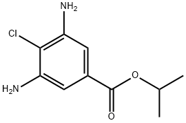 ISOPROPYL 3,5-DIAMINO-4-CHLOROBENZOATE 구조식 이미지