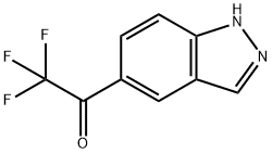 Ethanone, 2,2,2-trifluoro-1-(1H-indazol-5-yl)- (9CI) Structure