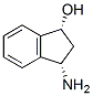 1H-Inden-1-ol, 3-amino-2,3-dihydro-, (1R,3S)- (9CI) 구조식 이미지