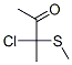 2-Butanone,  3-chloro-3-(methylthio)- Structure