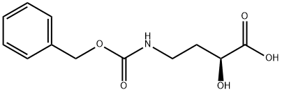 (S)-N-Carbobenzyloxy-4-amino-2-hydroxybutyric acid 구조식 이미지